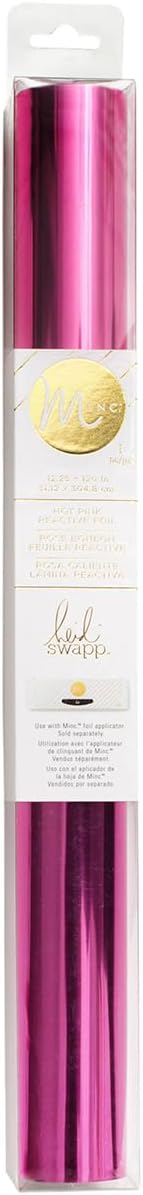 Heidi Swapp Minc Reactive Foil 12.25"-Hot Pink 10' Roll