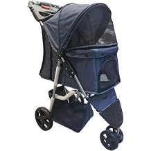 Tommy SP03 Cat Dog Stroller Navy Blue 80x46x99cm 15Kg