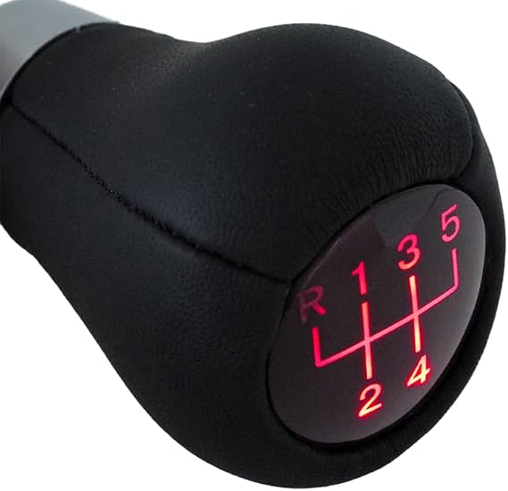 5 Speed LED Gear Shift Knob for BMW E46 E81 E82 E87 E88 E90 E91 E92 E93 Manual Transmission