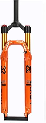 26 27.5 Travel:120mm Straight Tube 1-18 MTB Bike Front Fork Suspension, QR 9mm Shock Absorber Mountain Bicycle Air Forks Color : Black Label Manual Lockout, Size : 27.5