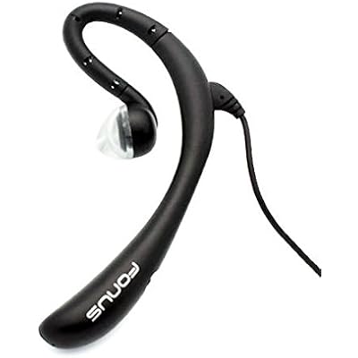 Wired Mono Headset Earphone w Mic for Go Flip 3  Smartflip Phone, Headphone 3.5mm Single Earbud Hands-Free Microphone Over-The-Ear Compatible with Alcatel Go Flip 3  Smartflip