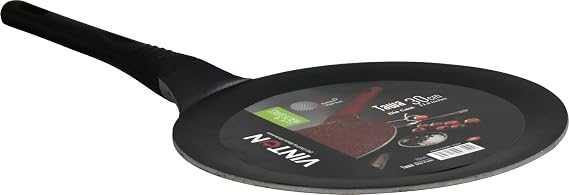 Sterling Ventures Non Stick Tawa Diecast Crepe Pan Dosa Chapati Roti Pan Flat Stay Cool Handle 30cm