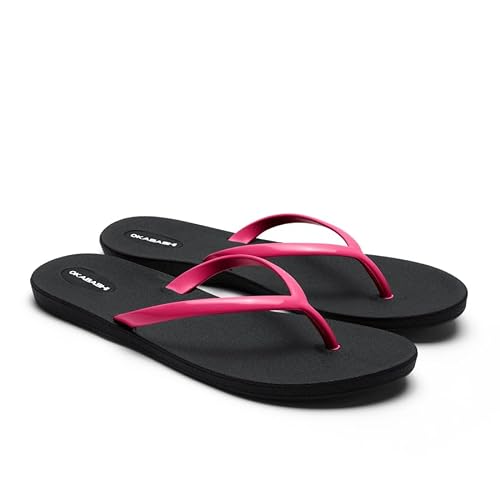 OKABASHI Womens Shoreline Flip Flop | Sculpted Footbeed for All-Day Comfort | Slip-Resistant & Waterproof | Sustainably Made in the USA