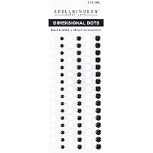 Spellbinders SCS-285 Dimensional Black & White Enamel Dots