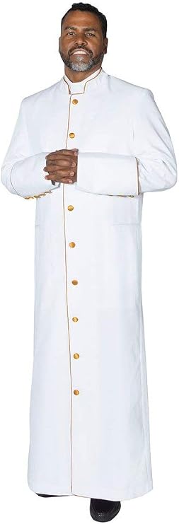 MENZ Clergy Robe Cassock Vestment for Pastor
