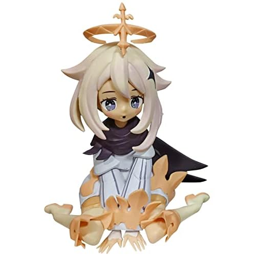 XIXISA Genshin Impact Action Figure 5.1 Inch PVC Anime Paimon Figurine Genshin Impact Merch Figures Home Desk Decoration Gift