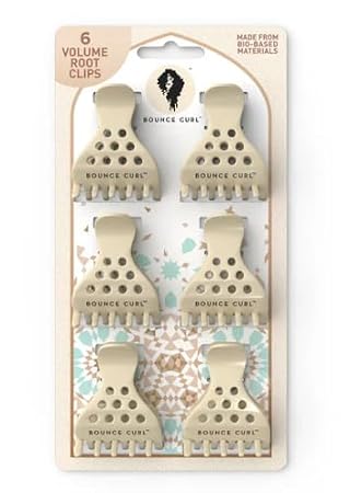 Bounce Curl Volume Root Clips - Hair Clips for Curly Hair Root Lift Volume and Diffusing - Tan