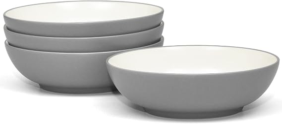 Noritake Colorwave Slate Set of 4 Coupe Cereal Bowls, 7", 27 oz.