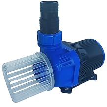 NEZO Aquarium Water Pump with Controller, Submersible and Inline Energy-saving Return Pump for Aquarium, Fresh/Sea Water Fish tank, Pond, Fountain, Waterfall, and Else (6075GPH)