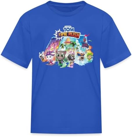 Spreadshirt Talking Tom Time Rush and The Magic Gate Kids T-Shirt