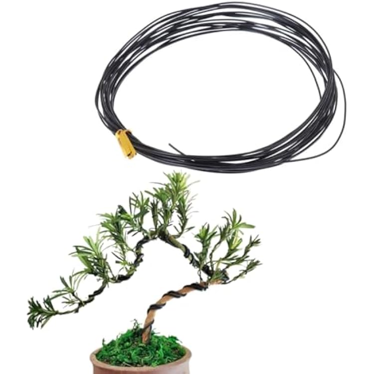 Bonsai Training Wire,Anodized Aluminum Wire Bonsai Garden Wire for Holding Trees Branches1.5 mm  5 m