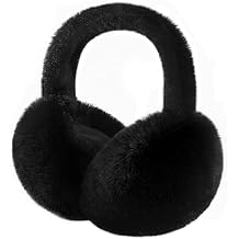 Ear Muffs for Women Winter, Foldable Ear Warmers Adjustable Ear Covers for Cold Weather