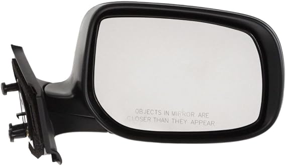 1pc Right Passenger Side Paintable Manual Exterior Door Rear View Mirror for Toyota for Yaris Ce/LE/Rs 07-08 & Base 07-11 & S 08-09 without Auto-Dimming Non-Heated 8791052670 TO1321233