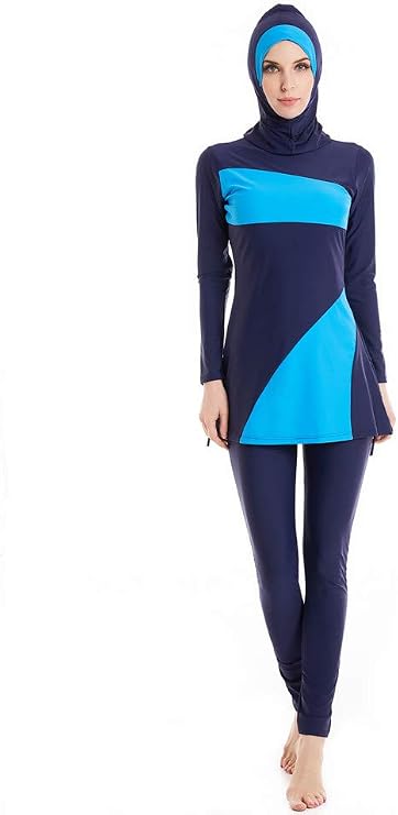 Modest Swimwear Long Sleeve Swimsuit Bathing Suit Beachwear Costume
