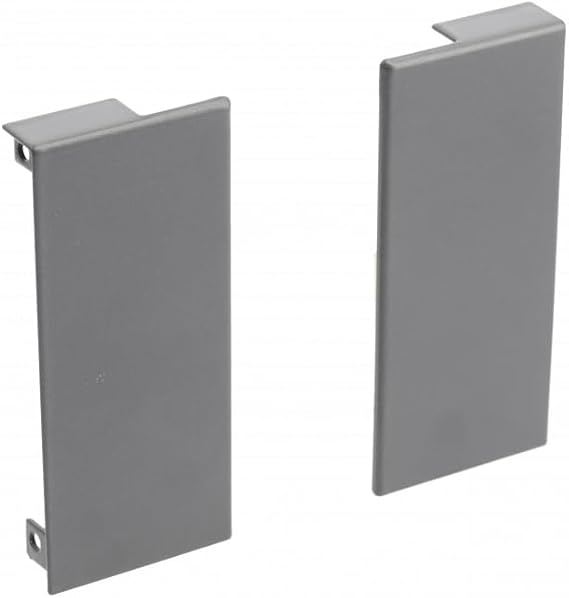 GTV - MBPRO Connector for Interior Front I Inner Front Connector for Drawers in the Modern Box Pro System I High Height = 199 mm I Colour Anthracite I Solid Finish
