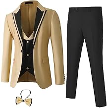 Mens Tuxedo Suit Set Fashion Men Wedding Suits Slim Fit 3 Piece Tuxedo for Men Prom Suits with Tie