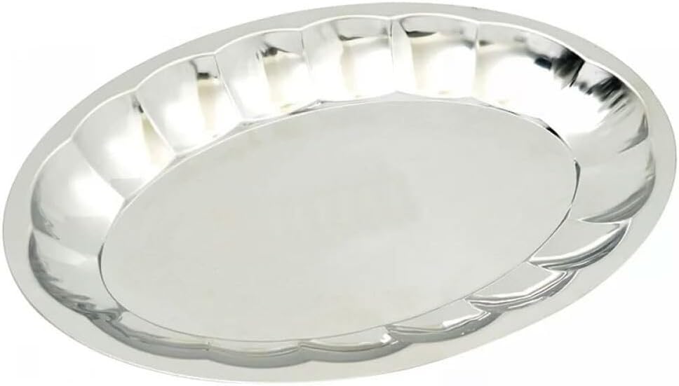 Hoop Abant Çelik Dilimli Kayık Tabak No:1, 3'Lü Set, Metal