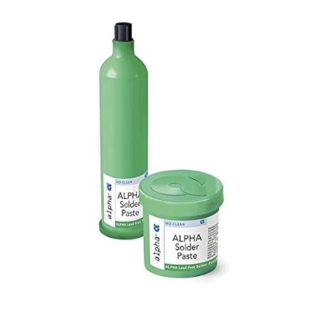 WS-820 Lead Free Water-Soluble Solder Paste, SAC305, 87.5-4-M18, 600g Cartridge