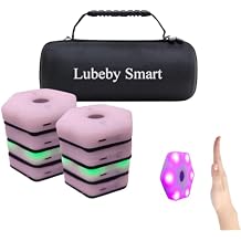 Reaction Training Light Speed Agility Improvement Reaction Lights Training Pods for Soccer Basketball Boxing Training (4 Lights/Set)