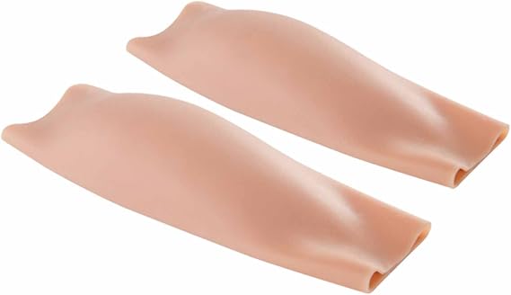 Silicone False Calf Realistic Fake Calf Leg Enhancer for Calf Corrector Wearable Crooked Or Thin Legs Arms Scar Cover Sleeves