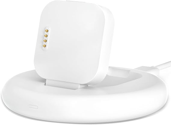Foldable Charging Stand Compatible with SyncUP Kids Watch 1, White | Portable Magnetic Charger with 3.3 Feet Charging Cord for T-Mobile Sync UP Kids Watch 1