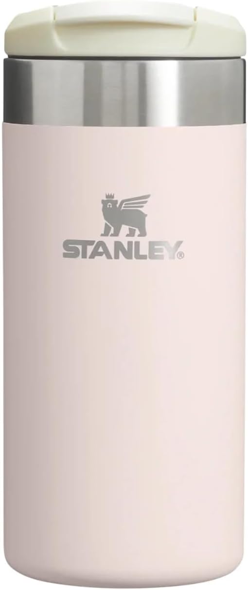 Stanley The Aerolight Transit Mug Termos Bardak, 0.35 Litre, Pembe Kuvars 2.0 (Rose Quartz)
