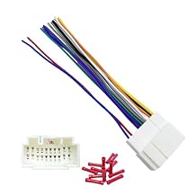 20Pin Car Radio Wiring Harness for Honda 1999-2011 Acura 1999-2008 Suzuki 2001-2008 Aftermarket Car Stereo Wiring Harness Connector for Accord Civic CR-V Car Stereo Radio Wiring Harness Cable Install