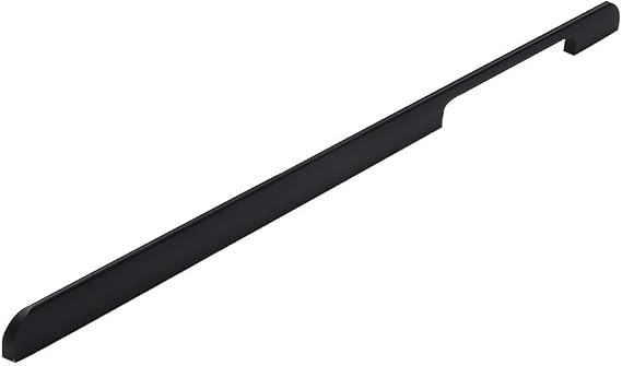 Handles for cupboards Wardrobe Draws, 1 pcs Cabinet Handles Modern Drawer Pulls Furniture Handle Black Cabinet Pull Bar Cabinet Pulls Solid (Color : Black, Size : Three Hole/Length 800mm)