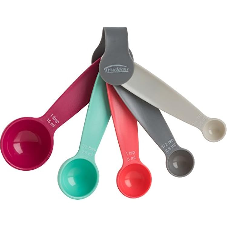 Trudeau Measuring Spoon, Set of 5, Assorted