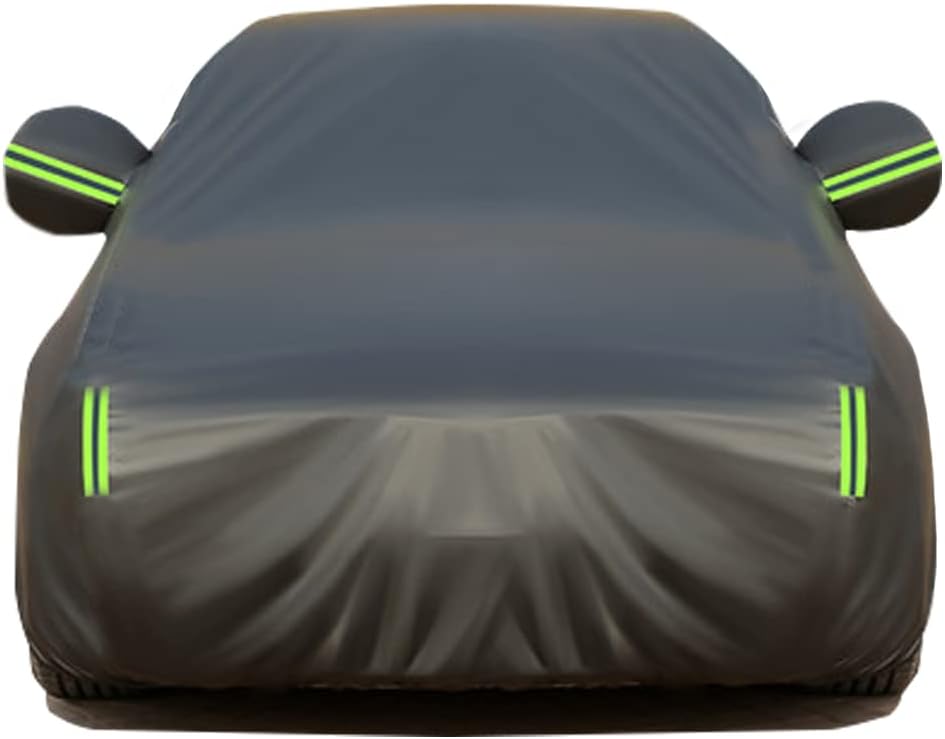 Waterproof Car Cover Compatible with Cadillac CT5-V CT5-V BLACKWING 2020-2022 4-Door Sedan, Car Tarpaulin All Weather Full Exterior Cover for Outdoor and Indoor, BlackSilver