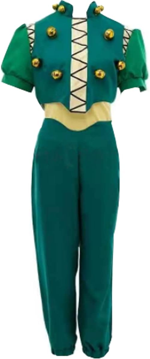 Unisex Costume Green Mens Suit Uniform Cosplay Outfits Halloween Christmas Suit