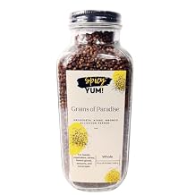 Spicy Yum! Grains of Paradise - Whole Alligator Pepper (Atare, Guinea, Melegueta Pepper) in Glass Jar (Whole in Glass Jar - 6 oz.)