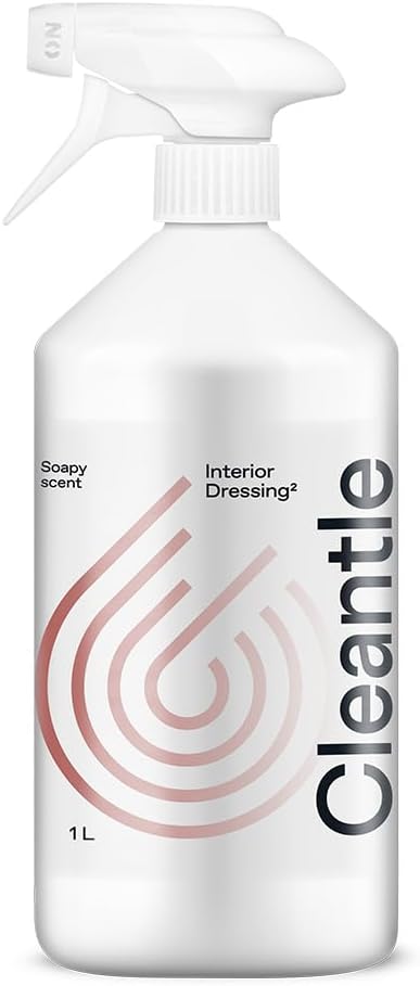 Interior Dressing 1l Autopflege Innenraum Kunststoffpflege für Armaturenbrett Cockpit Vinyl Gummi Kunstleder UV Schutz Antistatisch Farbauffrischer Matt Finish Soap Scents