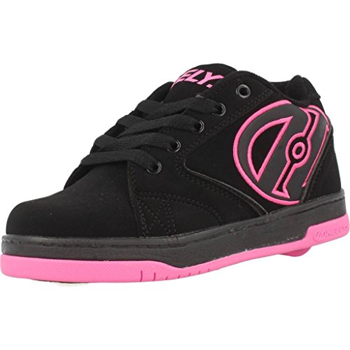 HEELYS mens Propel Skate Shoe fashion sneakers, Black Hot Pink, 6 Big Kid US