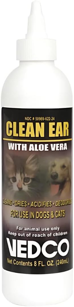 Vedco Clean Ear with Aloe Vera 8oz.