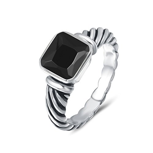 UNY Jewel Twisted Cable Wire Petite CZ Ring Designer Inspired Fashion Brand Christmas Valentine Women Dupes Jewelry Gift