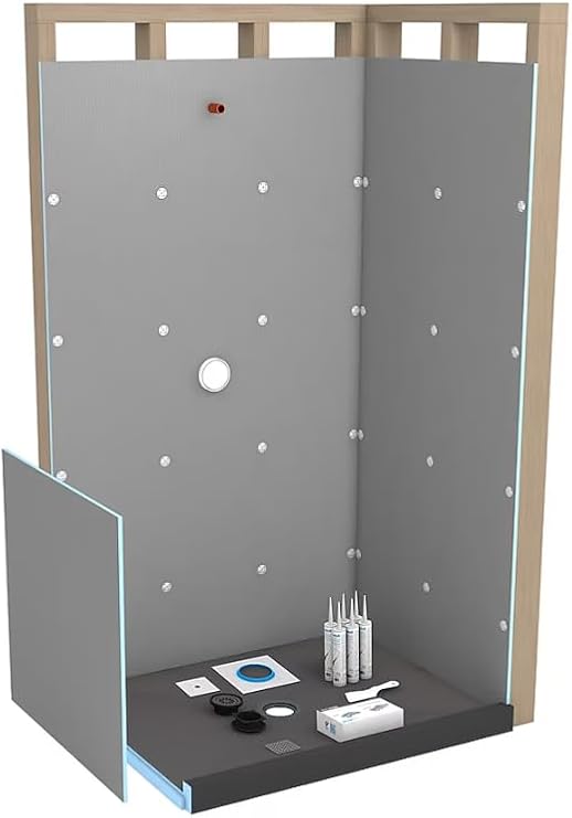 wedi Shower Center Drain Kit (36in. x 36in. x 1.5in.)