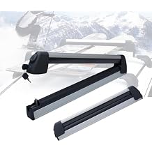 Snowboard Roof Racks for Peugeot 2008 3008 5008, 2008-2025, Ski Rack with Anti-Theft Lock, Can accommodate 4 Pairs of skis