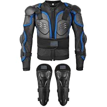 Kids Dirt Bike Gear for Teenager Youth, Motocross Armor Jacket Suit with Knee Pads Protection for Cycling Skateboard ATV MTB Skating