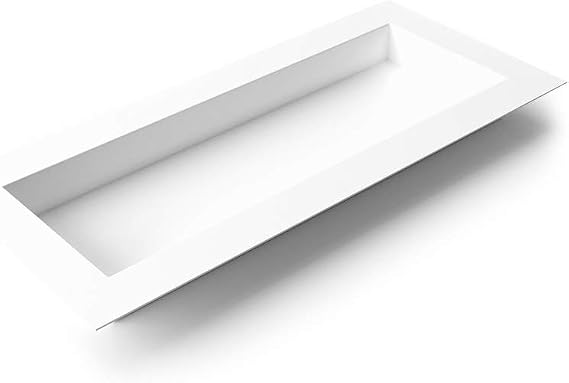 Veradek GEO Flat Planter (White)