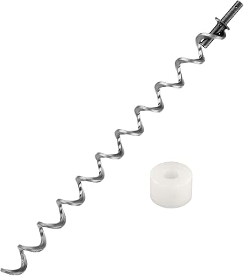 23 Inch Igniter Auger Shaft Screw, Auger Replacement with Bushing Auger Motor Push RodShaft BBQ Grill Part Accessories for Pit Boss Series