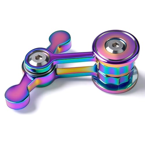 Fidget Spinner for Adults, Metal Silent Figette Office Desk Toy Quiet Cool Gadgets Gifts for Teen Boys Kid Anxiety Stress Relief Calm Down Sensory Autism Autistic ADHD Airplane Travel Need Must Have