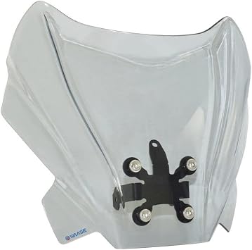 Motorbike Windscreen Windshield Wind Deflector Shield Screen Visor Glass with Bracket For Benelli 502C 502 C 2019 2020 2021 2022 (Smoke Gray)