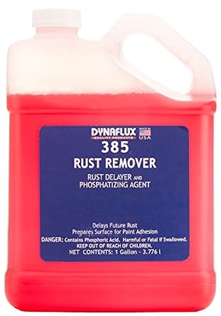 385-4X1 Rust Remover, Non-Flammable, 1 Gallon Bottle (Case of 4)