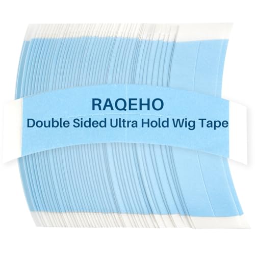 50PCS Wig Tape - Double Sided Ultra-Hold Lace Front Tape, Strong Sticky Waterproof ToupeeTape Replacement, Ultra-Thin Wig Glue Strip for Lace Wigs, Hairpiece Hair Extensions