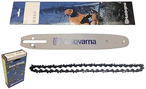 Husqvarna 12" Chainsaw Bar (596009745) & Chain (585422145) Kit 3/8" .050" 45 DL