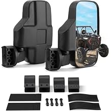 UTV Rear View Mirror for TGB Target Pro Sport 1994-2026, Wide Angle Rearview Mirror for Side by Side, Breakaway Adjustable Clamp Mount Mirror for Off Road,B Side View Mirrors Pair