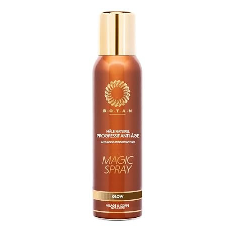 BOTAN Cosmetics - Anti-Ageing Self Tanning Spray 125ml - Natural & Silky Tan - Vegan & Alcohol Free