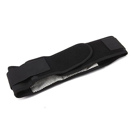 NOLITOY Self Heating Waist Belt Magnetic Therapy Heat Pad Back for Women Thermal Support Brace Elastic Hook Loop Black