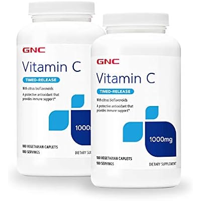 GNC Vitamin C Timed-Release 1000 mg - Twin Pack